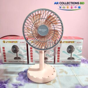 JYSUPER JY-2218 Rechargeable Fan- Pink